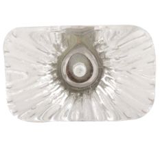 Clear Rectangle Glass Cabinet Knob Online